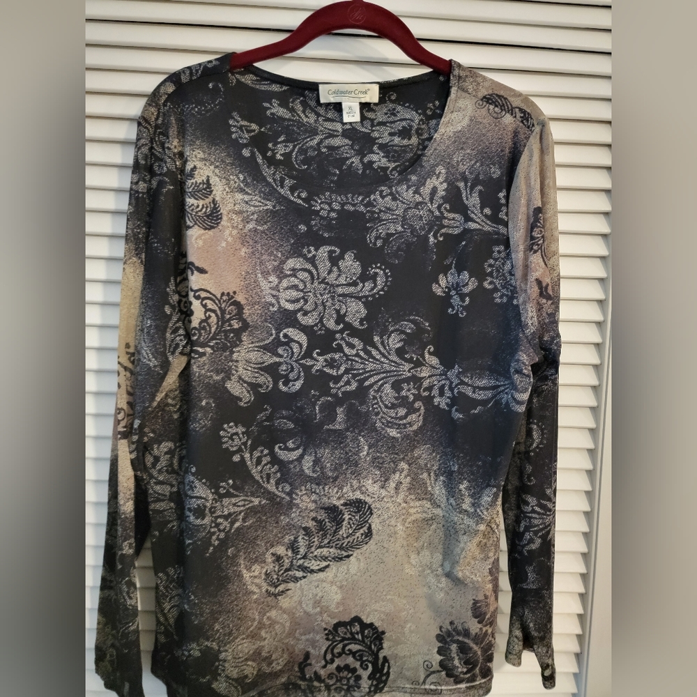 Long Sleeve Coldwater Creek Women's Top